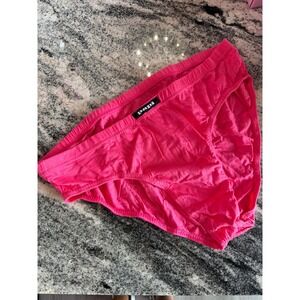 Papi Mens Pink Cotton Briefs Underwear Low Rise Contoured Pouch XL RN160138